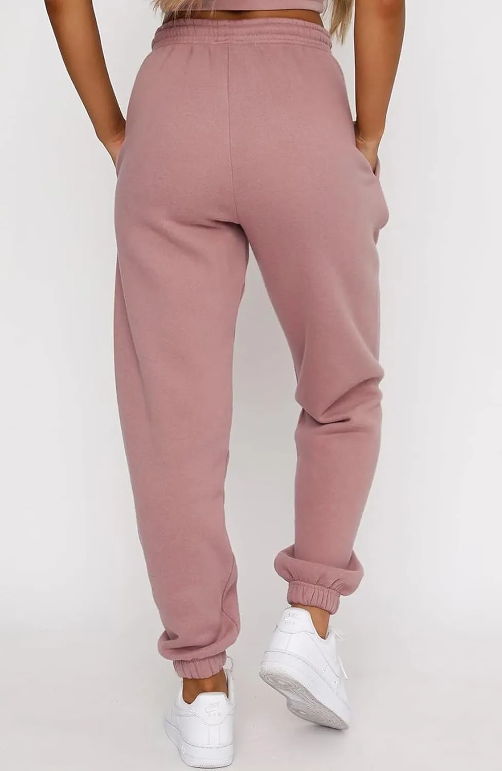 Waitfairy Sweatpants Women - Joggers for Women High Waist Baggy Sweat Pants for Womens Joggers with Pockets