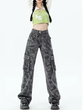 Wenkouban New Jeans Women Clothes for Teenagers Y2k Fashion Women's Slacks Aesthetic Clothing Flare Autumn Products Vintage Harajuku